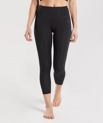 Gymshark Studio 7/8 Leggings Dam Svarta | SE 2270HAP